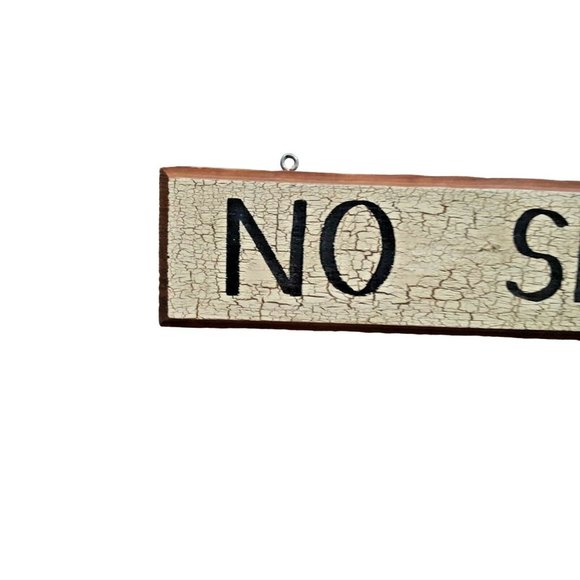 No Smoking Rustic Sign Wood Rustic Cottage Cabin Farmhouse - Picture 8 of 9